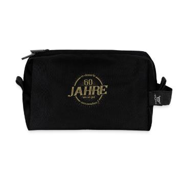 60. Geburtstag es dauerte 60 Jahre so gut - Recycelte Kulturtasche - Schwarz - Vorne