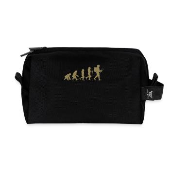 Geocaching evolution Shirt - Recycelte Kulturtasche - Schwarz - Vorne