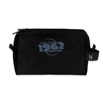 Unique depuis 1962 Anniversaire 60e anniversaire - Trousse de toilette en tissu recyclé - noir - Devant