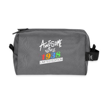 1938 - Jahrgang 1938 - Recycelte Kulturtasche - Anthrazit - Vorne