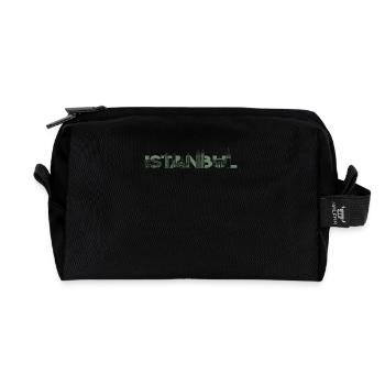 Istanbul Skyline Shirt - Recycelte Kulturtasche - Schwarz - Vorne