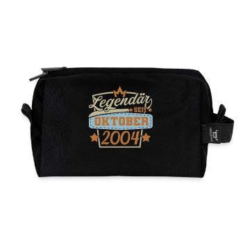 Geburtstag Legendär seit oktober 2004 - Recycelte Kulturtasche - Schwarz - Vorne