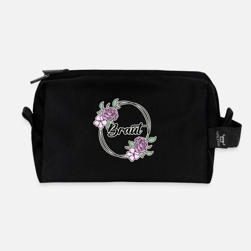 Braut Junggesellinnenabschied - Recycelte Kulturtasche - Schwarz