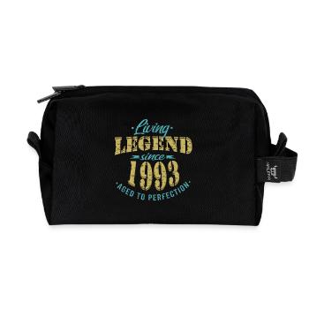 Lebende Legende seit 1993 Geburtstag Modern - Recycelte Kulturtasche - Schwarz - Vorne