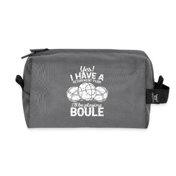 Boule Rente Plan - Recycelte Kulturtasche - Anthrazit - Vorne