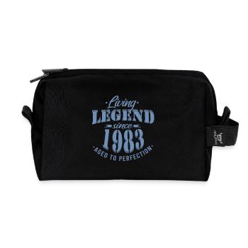 Geburtstag Lebende Legende born 1983 - Recycelte Kulturtasche - Schwarz - Vorne