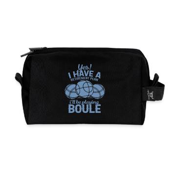 Boule Rente Plan - Recycelte Kulturtasche - Schwarz - Vorne