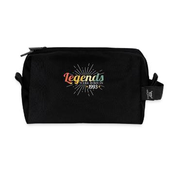 Gifts for Birthday Legends Have Been - Recycled Toiletry Zip Bag - black - Front