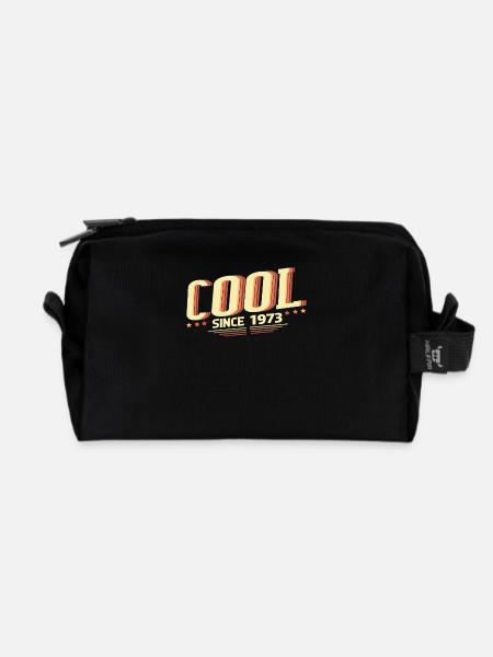 Jahrgang 1973 Geburtstag Cool seit 1973 - Recycelte Kulturtasche - Schwarz