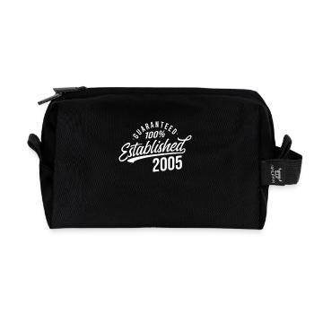 100 Prozenting im Jahr 2005 gegründet - Recycelte Kulturtasche - Schwarz - Vorne