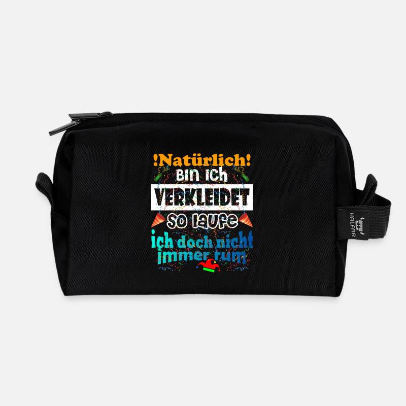 Kostüm Natürlich Verkleidet - Recycelte Kulturtasche - Schwarz