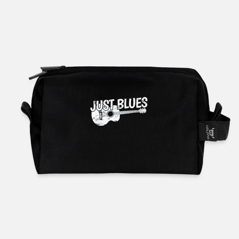 Just Blues Musik Trompete Chicago Blues - Recycelte Kulturtasche - Schwarz