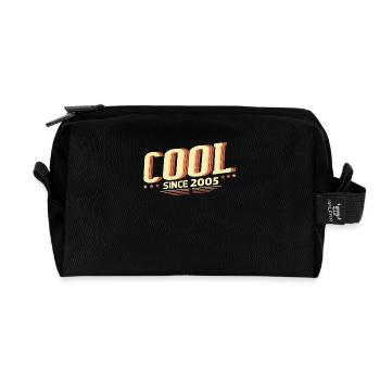 Cool since 2005 Gifts - Recycled Toiletry Zip Bag - black - Front