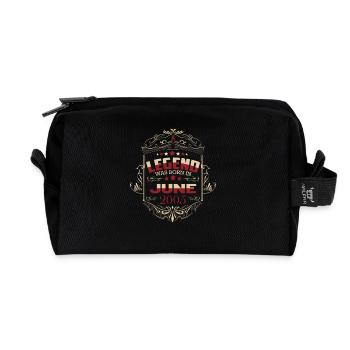 eine legende wurde 2005 geboren - Recycelte Kulturtasche - Schwarz - Vorne