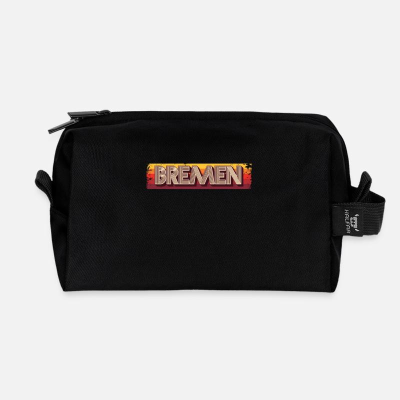 Bremerin Bremer Bremen - Recycelte Kulturtasche - Schwarz
