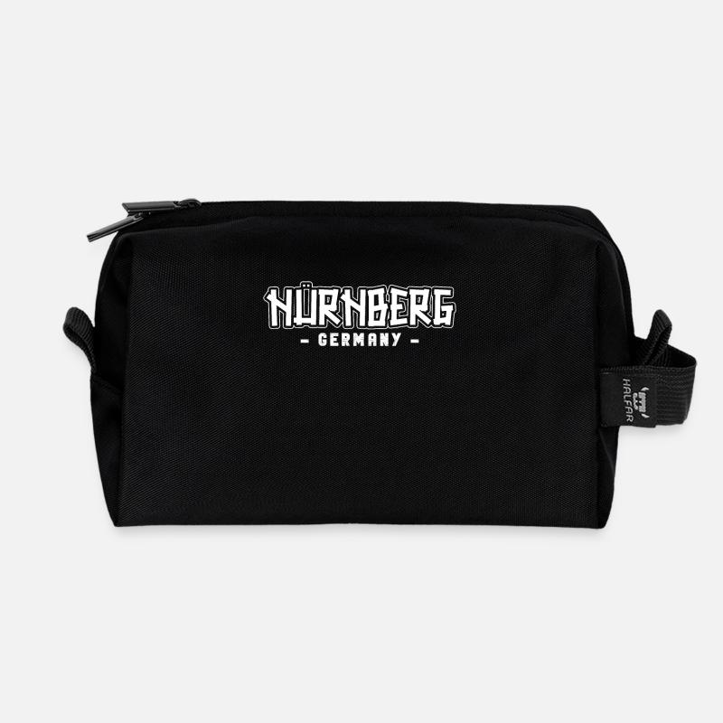 Nürnbergerin Nürnberger Nürnberg - Recycelte Kulturtasche - Schwarz