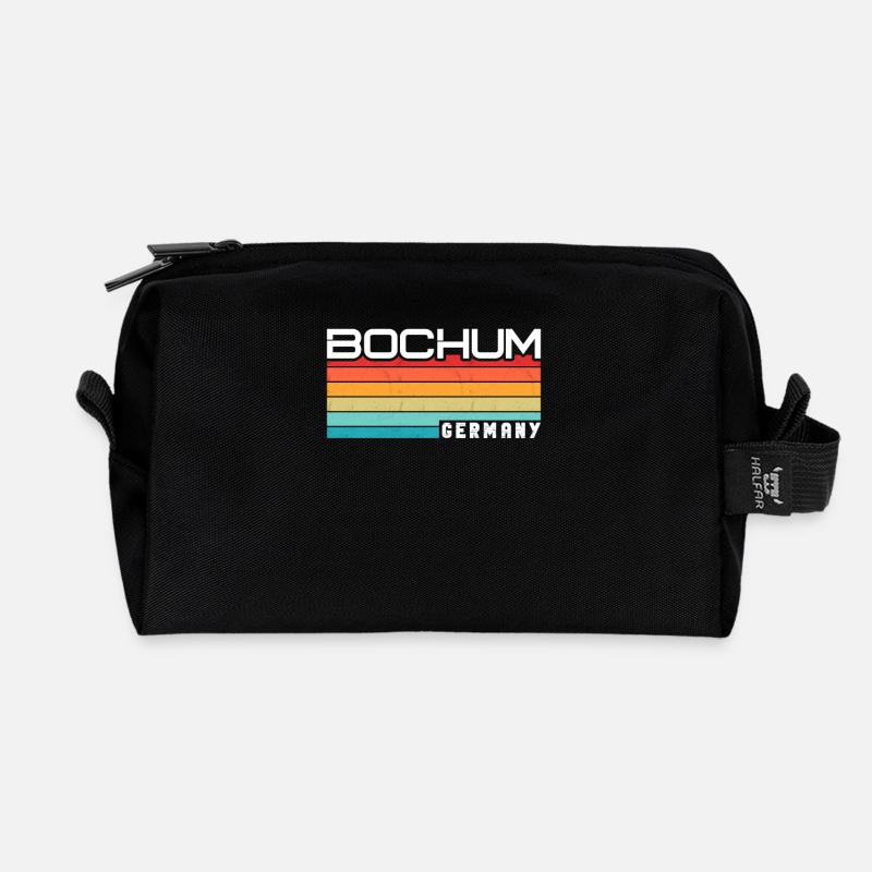 Bochumerin Bochumer Bochum - Recycelte Kulturtasche - Schwarz