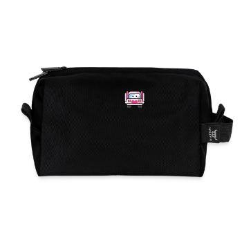 Truck Truck Bus Driver Truck Driver Women Design Pock - Recycled Toiletry Zip Bag - black - Front