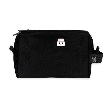 Navire de croisière - Trousse de toilette en tissu recyclé - noir - Devant