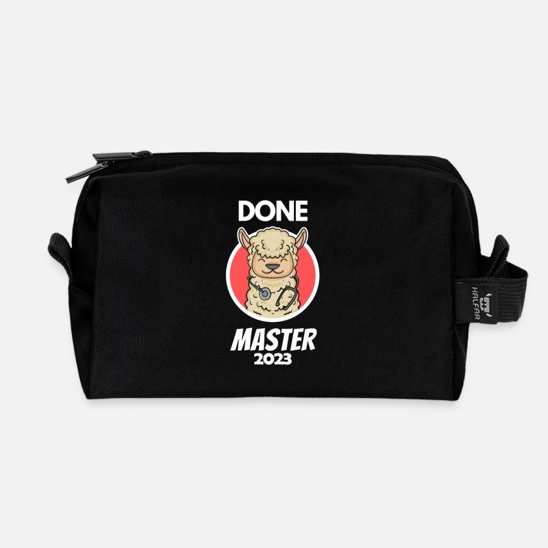 Master 2023 - Recycelte Kulturtasche - Schwarz