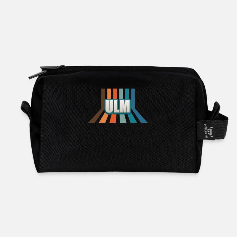 Ulmerin Ulmer Ulm - Recycelte Kulturtasche - Schwarz