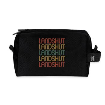 Landshuterin Landshuter Landshut - Recycelte Kulturtasche - Schwarz - Vorne