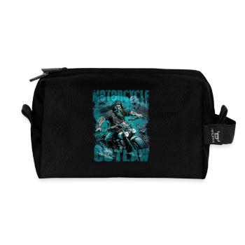 Motard hors-la-loi - Trousse de toilette en tissu recyclé - noir - Devant