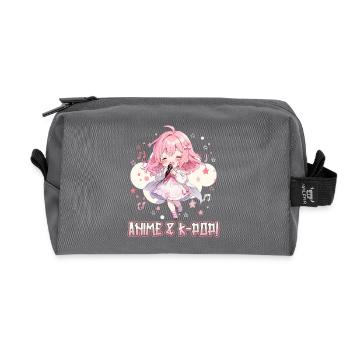 Anime Und K-Pop Koreanische Popmusik Kpop - Recycelte Kulturtasche - Anthrazit - Vorne