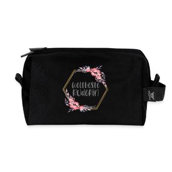 Ruderin Rudern Sport Ruderboot Geschenk - Recycelte Kulturtasche - Schwarz - Vorne