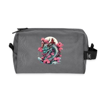 Tokio Asien 80er Japanischer Retro Drache Drachen - Recycelte Kulturtasche - Anthrazit - Vorne