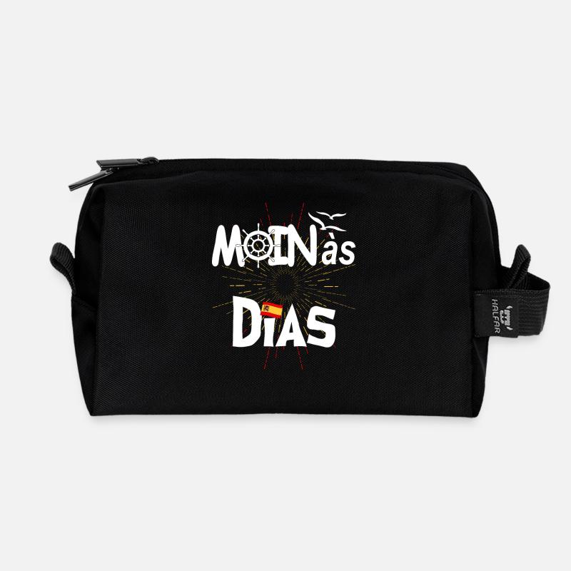 MOINas Dias - Recycelte Kulturtasche - Schwarz
