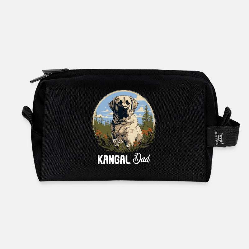 Kangal - Recycelte Kulturtasche - Schwarz