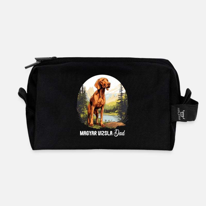 Magyar Vizsla - Recycelte Kulturtasche - Schwarz