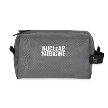 Études de médecine du physicien nucléaire - Trousse de toilette en tissu recyclé - anthracite - Devant