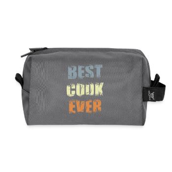 Bester Koch - Recycelte Kulturtasche - Anthrazit - Vorne