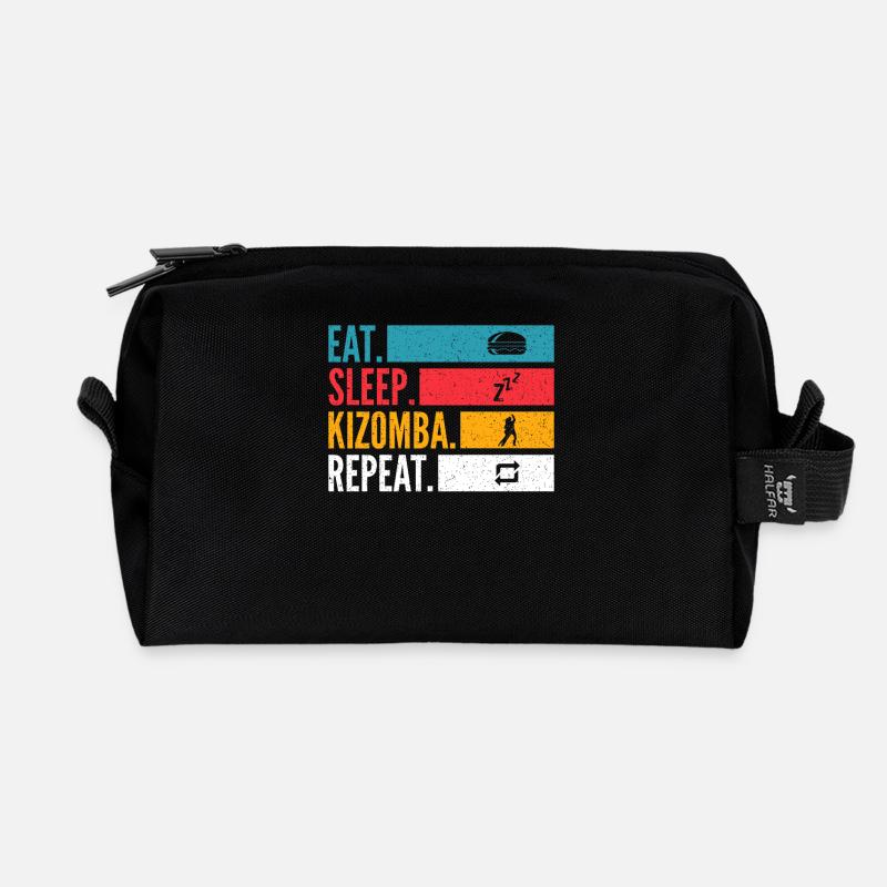 Kizomba Urban Kiz Kizombero Kizz - Recycelte Kulturtasche - Schwarz