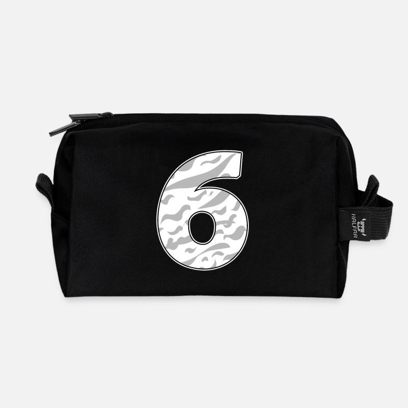 6 - Recycled Toiletry Zip Bag - black