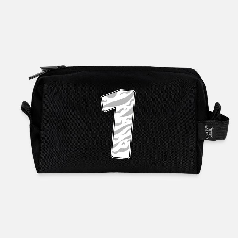 1 - Recycled Toiletry Zip Bag - black
