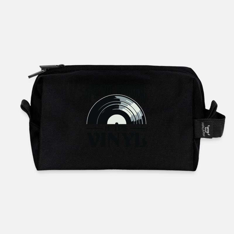 Es ist kein Horten, wenn es Vinyl ist - Recycelte Kulturtasche - Schwarz