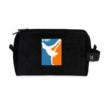 Breakdance B-Boy Hip-Hop und Funk - Recycelte Kulturtasche - Schwarz - Vorne