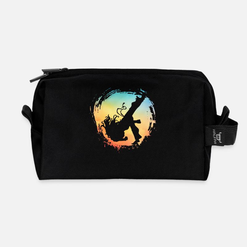 Capoeira - Recycelte Kulturtasche - Schwarz