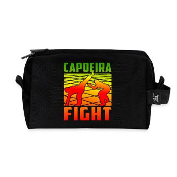 Capoeira Kampf - Recycelte Kulturtasche - Schwarz - Vorne