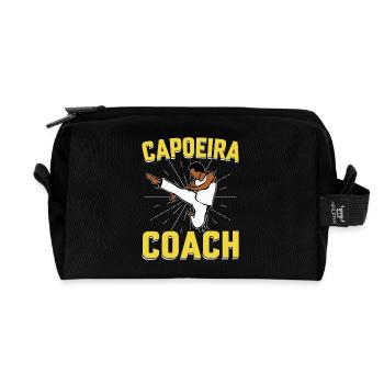 Capoeira Coach - Recycled Toiletry Zip Bag - black - Front
