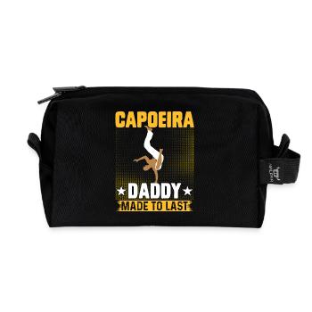 Capoeira daddy made to last - Recycled Toiletry Zip Bag - black - Front