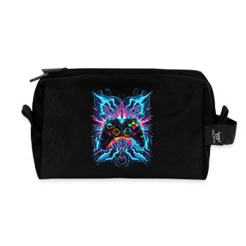 Neon Blitz Power Gaming Controller - Recycled Toiletry Zip Bag - black - Front