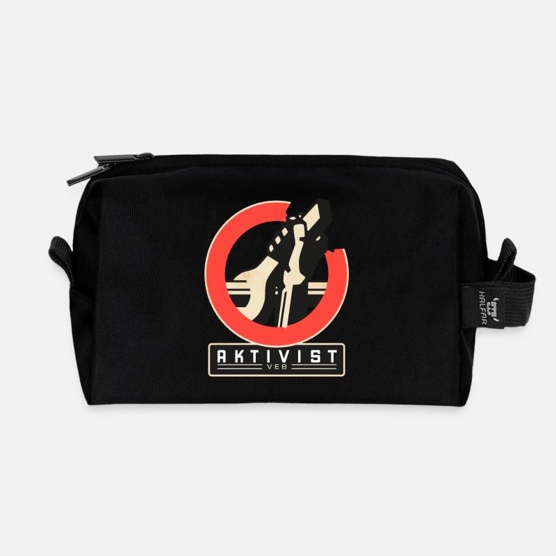 Aktivist der Arbeit - Recycelte Kulturtasche - Schwarz