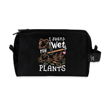 Gartenarbeit Gärtner - Recycelte Kulturtasche - Schwarz - Vorne