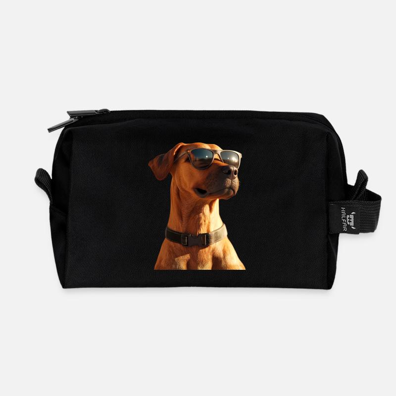 Rhodesian Ridgeback Jagdhund Hunde Stolz Ridgeback - Recycelte Kulturtasche - Schwarz