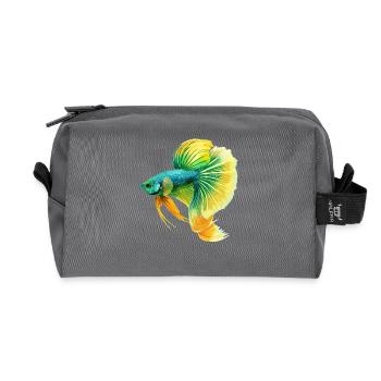 Bettas Betta Fisch Betta - Recycelte Kulturtasche - Anthrazit - Vorne