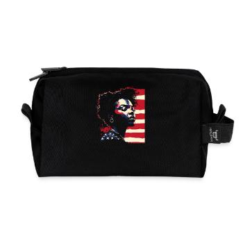 Afro Amerikanisches Heritage Black History Month - Recycelte Kulturtasche - Schwarz - Vorne